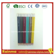 Hexagonal Strip Barrel Wooden Pencil with High Quality2